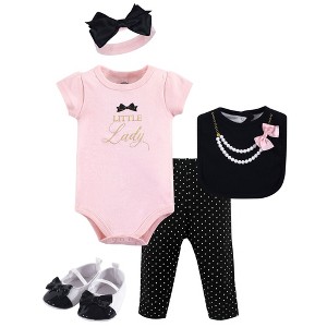 Little Treasure Baby Girl Layette 5-Piece Set, Little Lady - 1 of 4