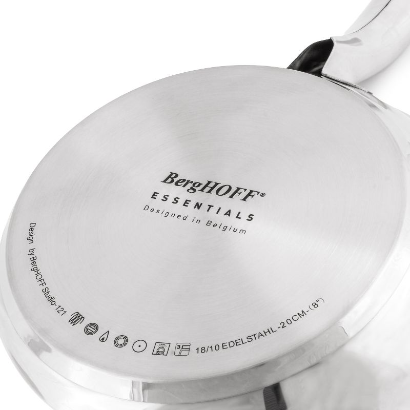 BergHOFF Belly Shape 18/10 Stainless Steel Frying Pan, 3 of 5
