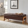 Nana Storage Bench With Solid Wood Legs | ARTFUL LIVING DESIGN - 3 of 4