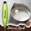PowerLix Milk Frother Handheld Battery Operated Electric Whisk Foam Maker For Coffee With Stainless Steel Stand Included - 4 of 4