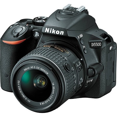 Nikon D5500/D5600 DSLR Camera with 18-55mm VR II Lens (Black)