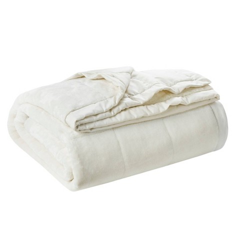 Full Queen Coleman Reversible Down Alternative Bed Blanket Ivory Target