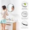Lyngins Round Bathroom Mirror for Over Sink, Silver-Plated HD Wall Mirror, Rustproof Aluminum Alloy Bathroom Decor, Mirrors for Bathroom Sink & Home - 3 of 4