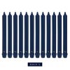 12ct 12" Indigo Unscented Dripless Classic Taper Candle - Colonial Candle - image 2 of 3