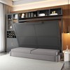 KIGFTSOD Murphy Bed Wall Bed with Sofa , Shelves USB & Light - 4 of 4