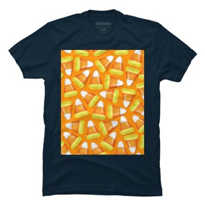 Men's Design By Humans Halloween Candy Corn By NewburyBoutique T-Shirt - 1 of 4