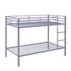 COMHOMA Metal Bunk Bed Twin Size, Space-Saving Twin Size Bed Frame for Kids Teens, No Box Spring Required - 2 of 4