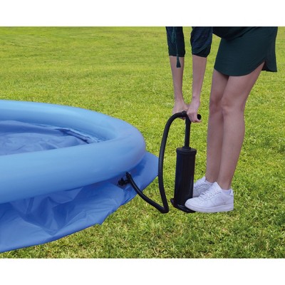 JLeisure Blue Round 5ft Inflatable Above Ground Pool with Filter