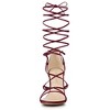 Allegra K Women's Strappy Straps Lace Up Stiletto Heel Sandals - 2 of 4