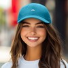 Dalix Lil Rainbow Embroidered Cotton Cap Summer Outdoor Dad Hat Womens - 3 of 4