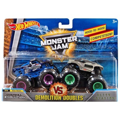 hot wheels monster jam 25th anniversary vehicles 12 pack