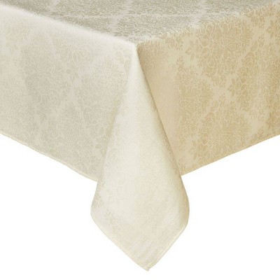 cream tablecloth