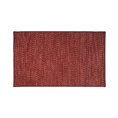 Colonial Mills Crestwood Tweed Doormats - Autumn Red 18" x 30"