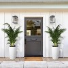 2PC Tall Round Tapered Planter, Indoor/Outdoor Self Watering Pots, Large Flower Pot Outdoor with Built-in Drainage and a Water Level for Home - 2 of 4