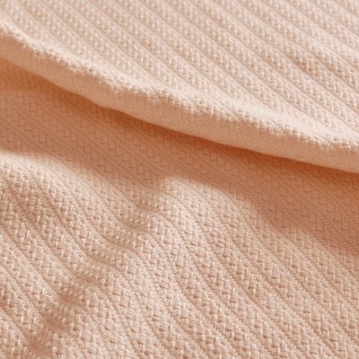 Full Size Blush Cotton Machine Washable Blanket