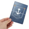 Unique Bargains Cowboy Style Passport Holder Navy Blue White 1 Pc - 3 of 4