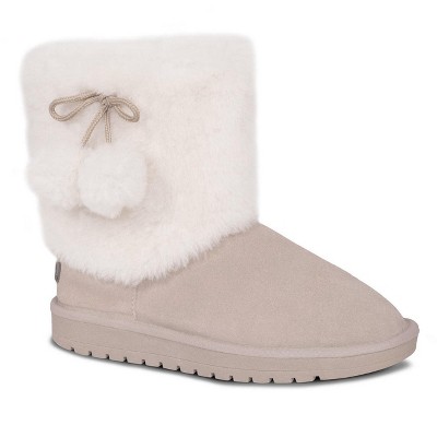 Cloud Nine Sheepskin Ladies Pom Pom Sheepskin Boots