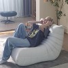 SYFERLORY Soft Beanbag Chair - Memory Foam Floor Sofa for Living Room, Bedroom or Office - Single Seat Lounger with Removable Cover - 4 of 4