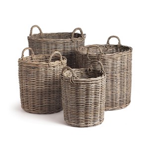 Plum & Post Normandy Round Baskets, Set Of 4 - 1 of 2