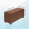 Unique Bargains Polyester Rectangular Stretchy Elastic Stool Cover - 2 of 4