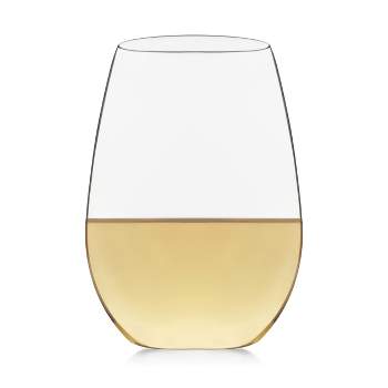 Libbey Classic Smoke All-Purpose Stemless Wine Glasses, Set of 6