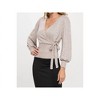 Women's Side Tie Wrap Top - PerSeption Concept - 3 of 4