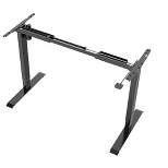 Monoprice Single Motor Sit-Stand Desk - Black, Back to Basics Electric, 32.4 x 18.9 x 27.9 Inches, Lifts & Lowers Up To 154lbs - Workstream Collection