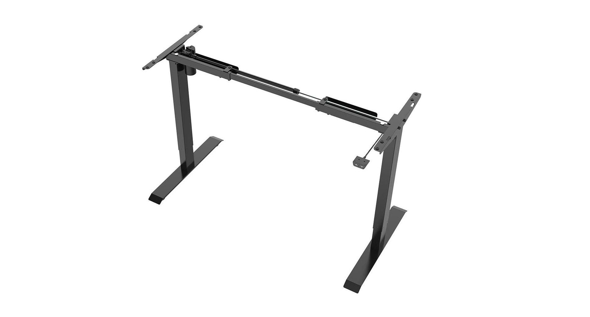 Monoprice Single Motor Sit-Stand Desk - Black, Back to Basics Electric, 32.4 x 18.9 x 27.9 Inches, Lifts & Lowers Up To 154lbs - Workstream Collection