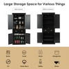 Tangkula Kitchen Cabinet Pantry Cupboard Freestanding w/Adjustable Shelves Black - 4 of 4