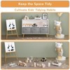 ALEXOUN Kids Bookshelf with 3 Collapsible Fabric Drawers - Practical, Simple Design,Easy to Convert Shelves for Bedroom,Nursery,Playroom - 4 of 4
