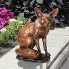 Design Toscano The Observant Sitting Fox Cast Bronze Garden Statue - 2 of 4