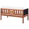 VidaXL Patio Sofa 2-Seater Solid Acacia Wood - 4 of 4