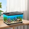4 Gallon Small Fish Tank, Betta Fish Tank kit with LED Light, Oxygen Generator, Fish Tank Starter Kits for Beta,Goldfish - 4 of 4