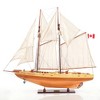 Bluenose II Fully Assembled Wooden Sailboat Model – 38.5 Inch Natural Finish By Old Modern Handicrafts - 2 of 4