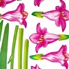 Slickblue Decorative Gorgeous Flowers Wall Decals 13x23.5 inch – Easy Peel & Stick Vinyl for Smooth, White Walls - 2 of 3