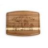 Toscana Disney Nightmare Before Christmas Halloween Ovale Acacia Cutting Charcuterie Board - 2 of 4