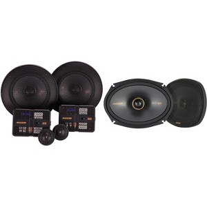 Kicker 51KSS504 KS-Series 5.25" Component system with 1" tweeters w/ 51KSC6904 6x9" 2 Way Coaxial Bundle - 1 of 4