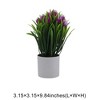 Unique Bargains Artificial Plants Tulip Decorative Pot Plastic 3.15"x3.15"x9.84" 1 Pc - 3 of 4