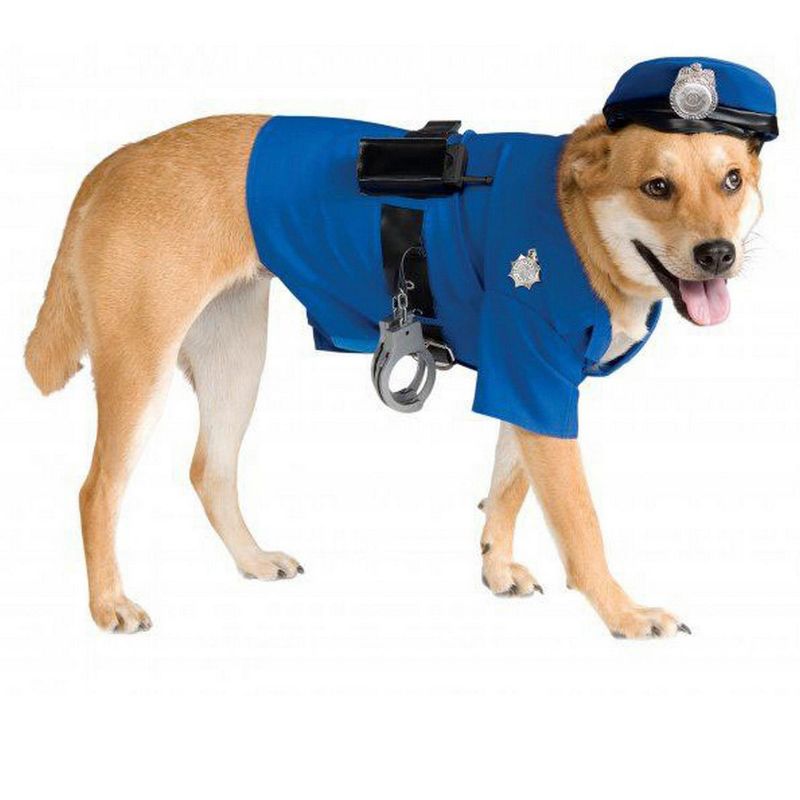 Rubies Big Dogs Police Dog Costume Pet, 1 of 3