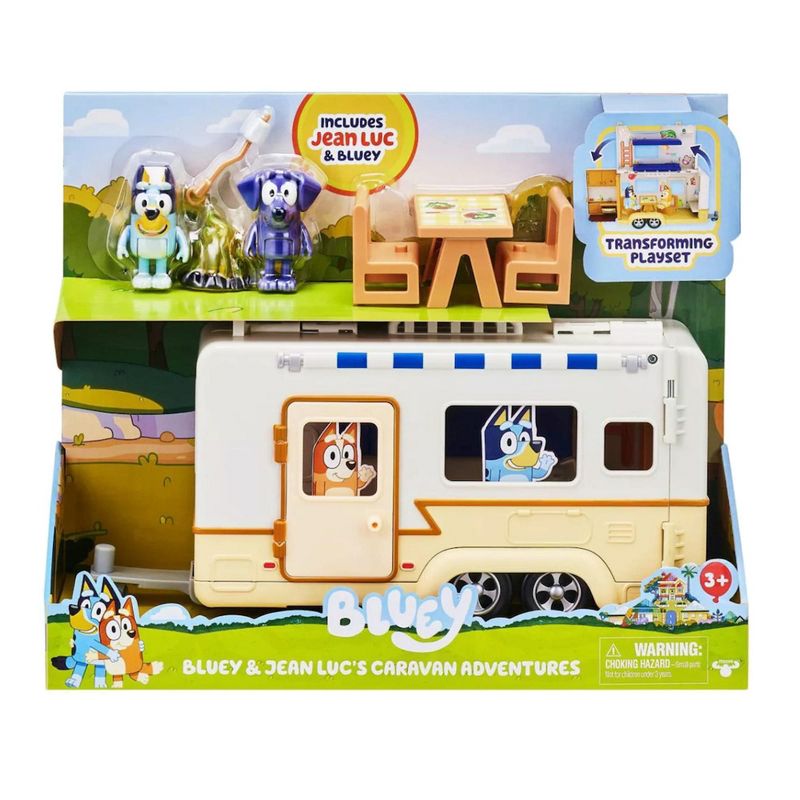 Moose Toys Bluey Caravan Adventure Playset | Includes Jean Luc Figure, 5 of 6