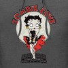 Men's Betty Boop Valentine's Day Zombie Love Dress Pull Over Hoodie - 2 of 4