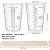 JDICTION 300 Pcs 8oz Disposable Plastic Measuring Cups With Wooden Sticks For Epoxy Resin Paint Cooking Baking - 2 of 4