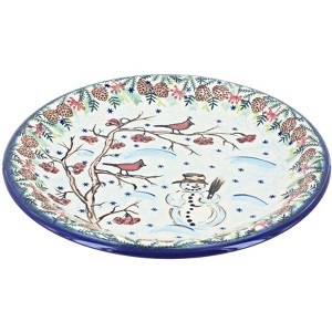 Blue Rose Polish Pottery Vena Dinner Plate - 1 of 1