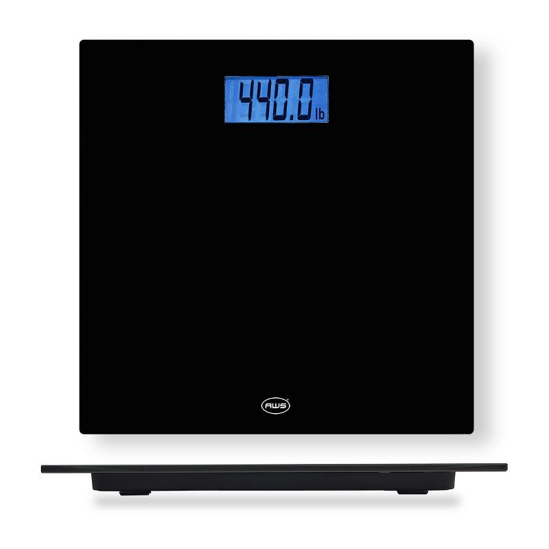 American Weigh Scales CORE Series High Precision & Accuracy Digital Bathroom Body Weight Scale, 440lb Capacity, 1 of 6