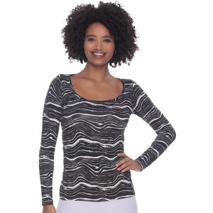 Felina Women's Velvety Soft Scoop Neck L/S - 1 of 2