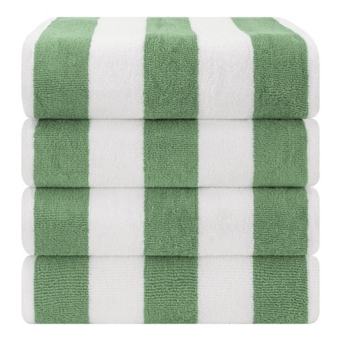 Atlas Cotton Bar Mops Kitchen Towels, GREEN Stripe, 100% Cotton, Eco-F –  Ameritex Linen