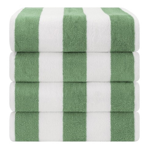 Checkered Soft Cotton Towel Bath Beach Bathroom Hand Hair Terry