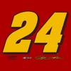 Mens NASCAR Jeff Gordon Racing Car Yellow Number 24 T Shirt - 2 of 4