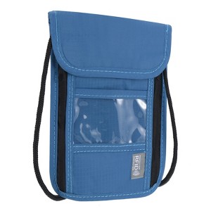 Unique Bargains Waterproof Passport Holder Travel Neck Wallets for Women Men - 1 of 4