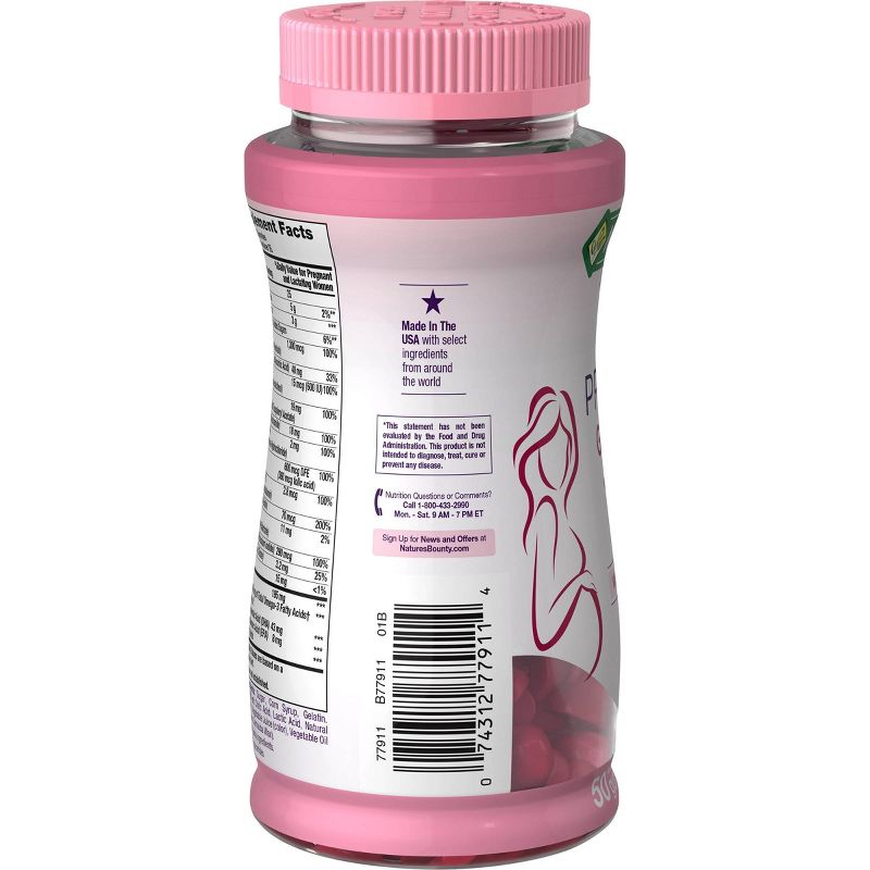 Nature&#39;s Bounty Optimal Solutions Prenatal Gummies - Strawberry - 50ct, 5 of 7